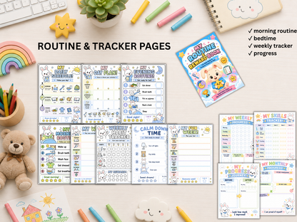 My First Learning Bundle | Preschool Workbook & Flashcards (Ages 3–5)
