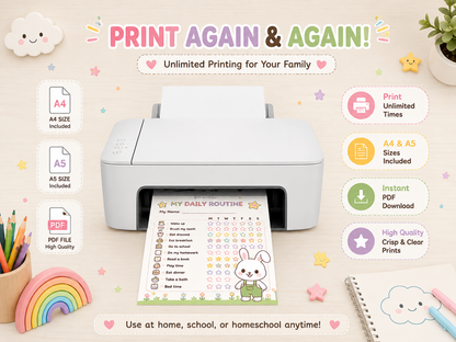 My First Learning Bundle | Preschool Workbook & Flashcards (Ages 3–5)