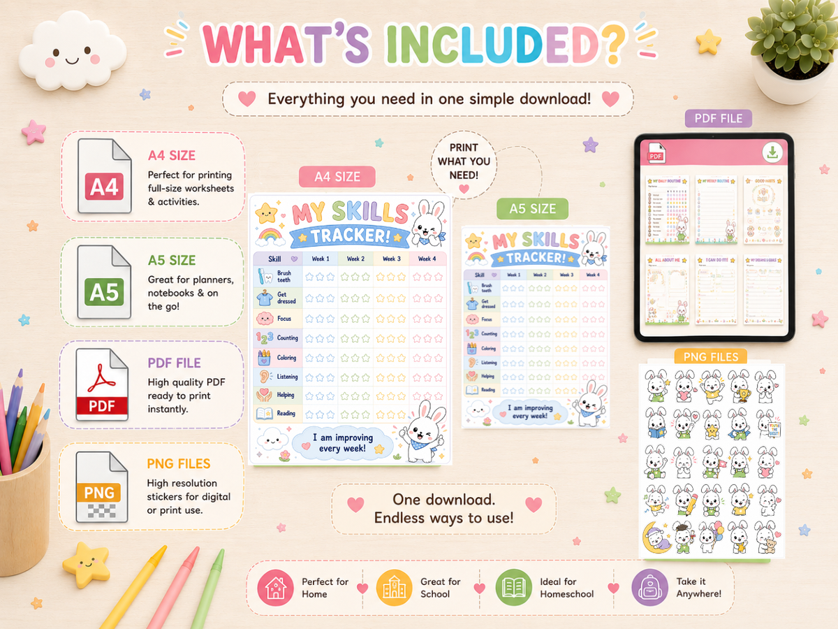 My First Learning Bundle | Preschool Workbook & Flashcards (Ages 3–5)